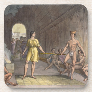 A Canadian Indian marriage ceremony, from 'Le Cost Coaster