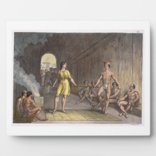 A Canadian Indian marriage ceremony, from 'Le Cost Plaque