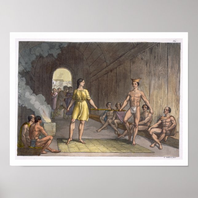 A Canadian Indian marriage ceremony, from 'Le Cost Poster (Front)