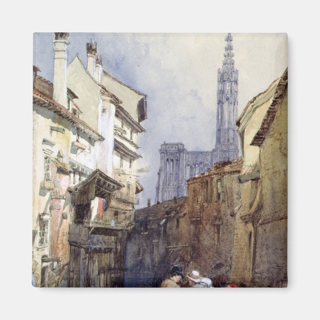 A Canal at Strasbourg Magnet (Front)