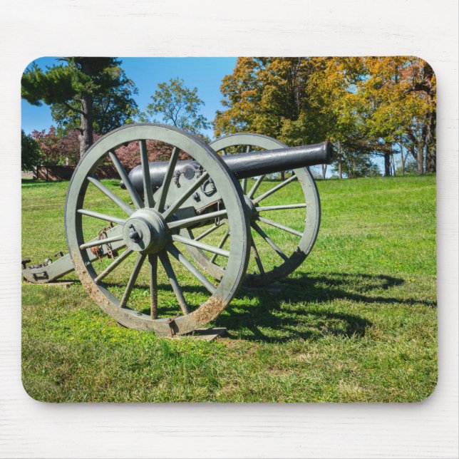 A cannon on the Fredericksburg Battlefield Mouse Pad (Front)