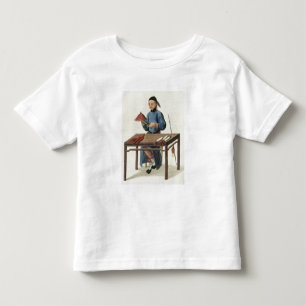A Cap Maker, plate 51 from 'The Costume of China', Toddler T-shirt