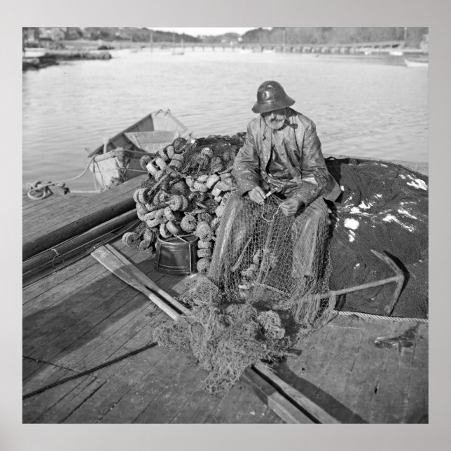 A Cape Ann Fisherman, Gloucester 1905 Poster (Front)