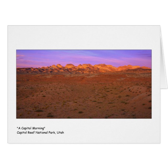 " A Capitol Morning " (Front Horizontal)