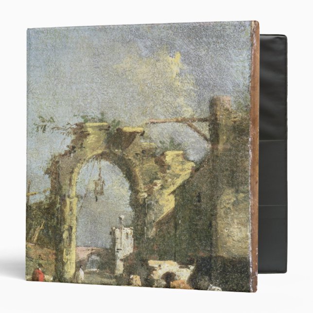 A Capriccio - Ruins, 18th century Binder (Front/Inside)