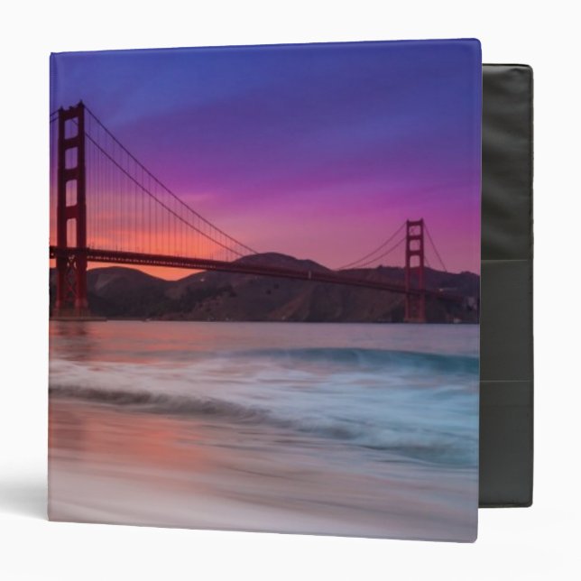 A capture of San Francisco's Golden Gate Bridge Binder (Front/Inside)