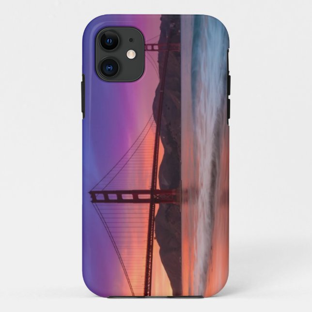 A capture of San Francisco's Golden Gate Bridge Case-Mate iPhone Case (Back)
