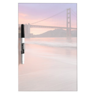 A capture of San Francisco's Golden Gate Bridge Dry Erase Board