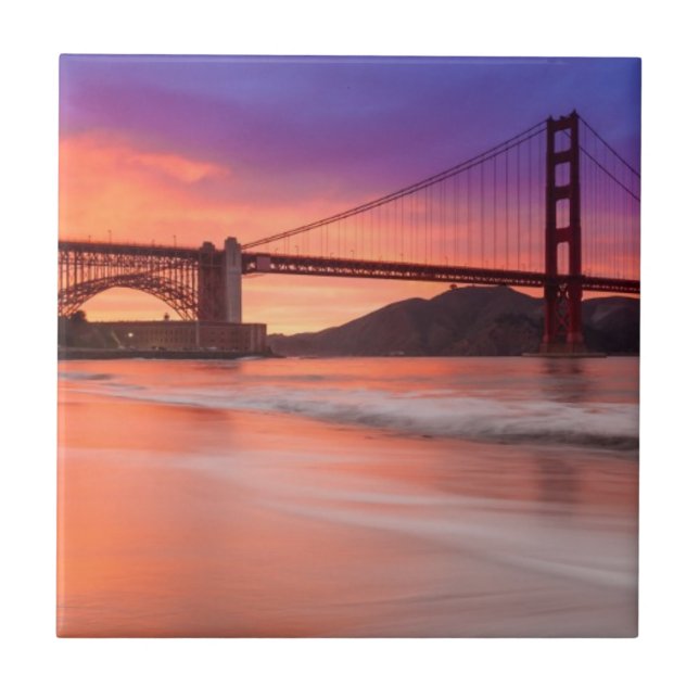 A capture of San Francisco's Golden Gate Bridge Tile (Front)