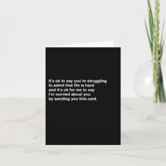 a card for someone struggling with depression