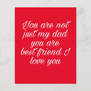 A card to express love to the father