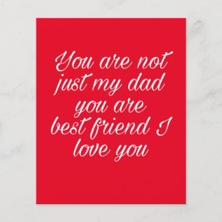 A card to express love to the father