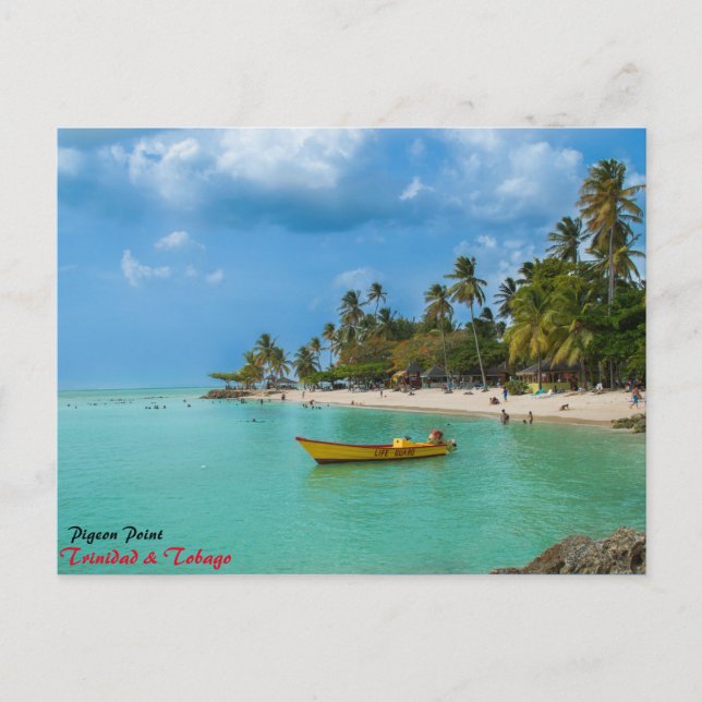 A Caribbean Paradise Postcard (Front)
