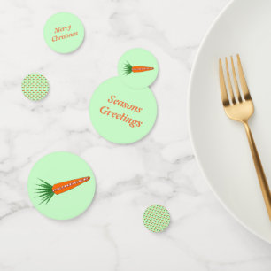A Carrot for Christmas Reindeer Personalized Confetti