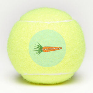 A Carrot for Christmas Reindeer Tennis Balls