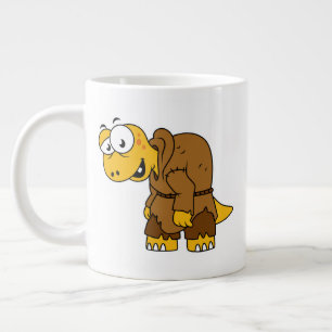 A Cartoon Dinosaur Hunchback. Large Coffee Mug