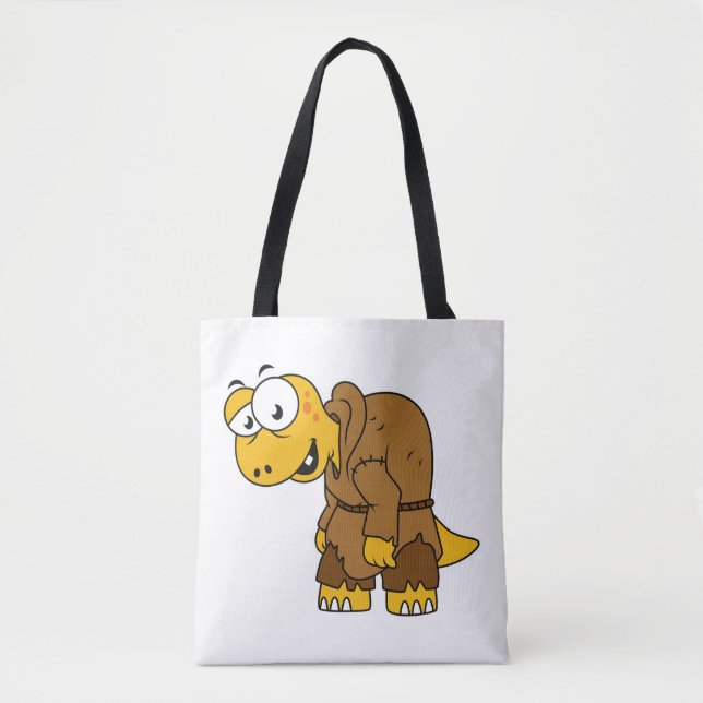 A Cartoon Dinosaur Hunchback. Tote Bag (Front)