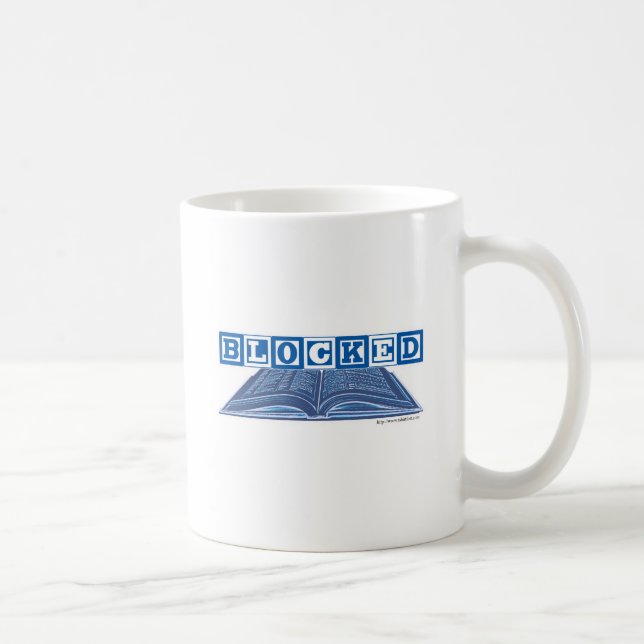 A Case of Writer Block Funny Author Slogan Coffee Mug (Right)