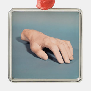 A cast of the hand of Frederic Chopin Metal Ornament