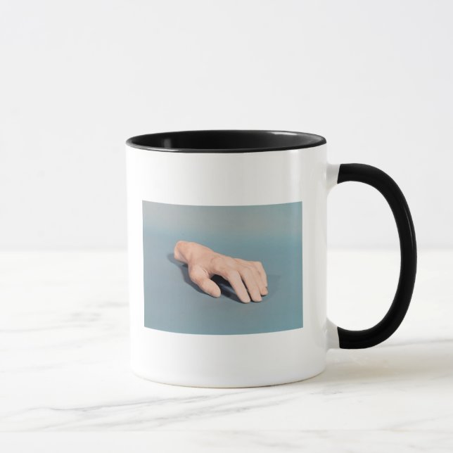 A cast of the hand of Frederic Chopin Mug (Right)