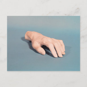 A cast of the hand of Frederic Chopin Postcard
