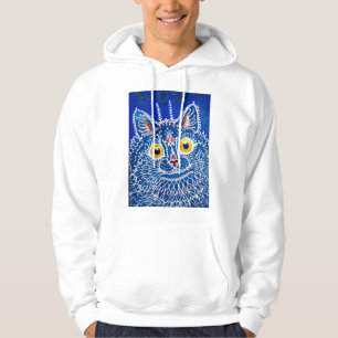 A cat in gothic style by Louis Wain Hoodie