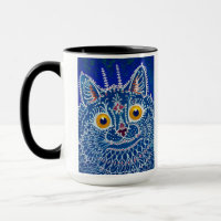 A Cat in Gothic Style by Louis Wain