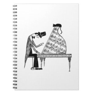 A cat named Sonata Notebook
