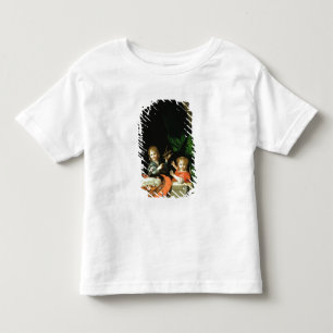 A Cat watching two boys Toddler T-shirt