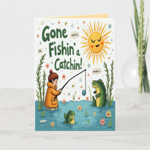 A Catch of a Birthday Card