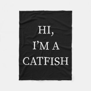 a Catfish Halloween Costume Shirt Funny Last Fleece Blanket