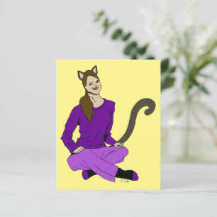 a catgirl