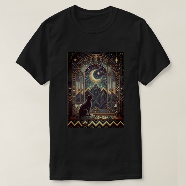 A Cat's Cosmos T-Shirt (Design Front)