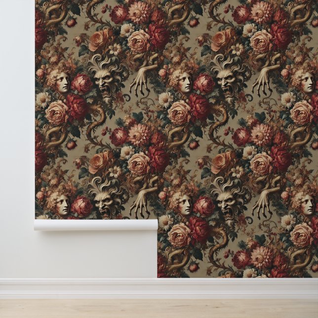 A Cautionary Flourish - Gothic Victorian  Wallpaper (Application)