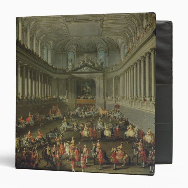 A Cavalcade in the Winter Riding School Binder (Front/Inside)