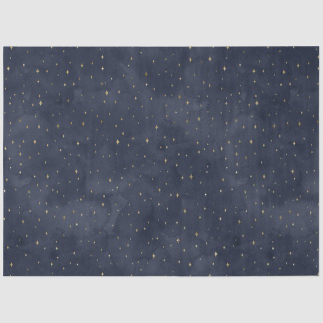 A Celestial Starry Night Series Design 7 Tissue Paper (Front)