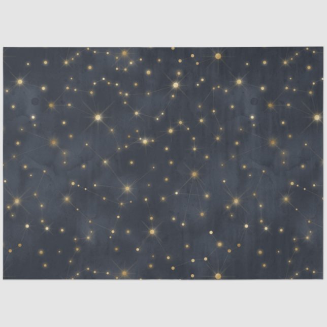 A Celestial Starry Night Series Design 9 Tissue Paper (Front)