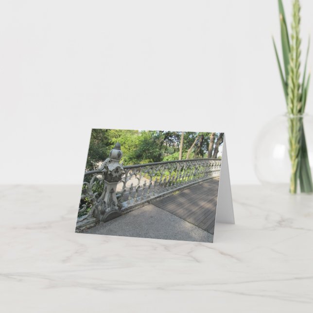 A CENTRAL PARK BRIDGE CARD (Front)
