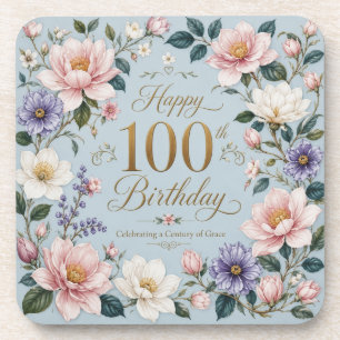 A Century of Blooming Grace Coaster