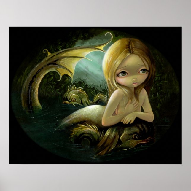 A Certain Slant of Light - Mermaid Art PRINT (Front)