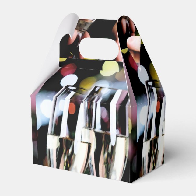 A Champagne Toast Favor Box (Back Side)
