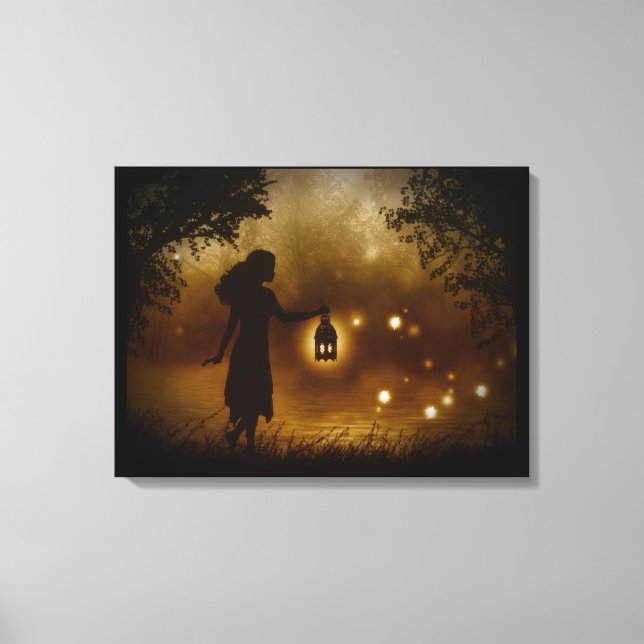 A Chance Encounter Wrapped Canvas (Front)