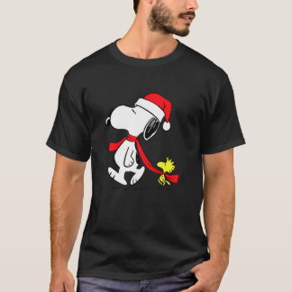 a charlie christmas 2019 brown snopy wodstock nata T-Shirt