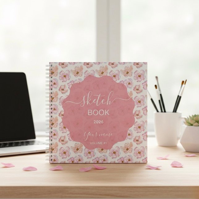 A charming spring-themed sketchbook! notebook (Creator Uploaded)