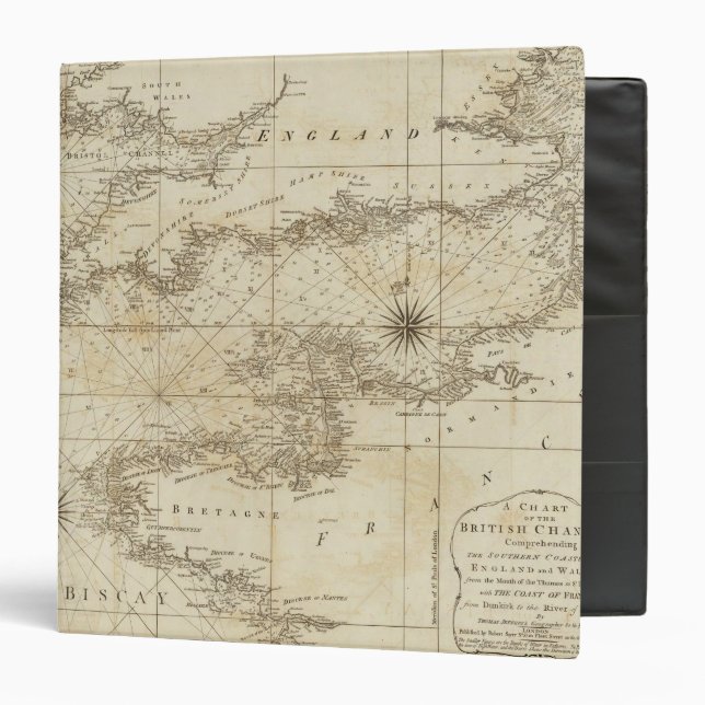 A chart of the British Channel Binder (Front/Inside)