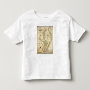 A Chart of the Chesapeake And Delaware Bays Toddler T-shirt