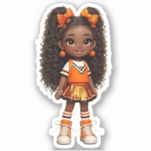 A Cheer Team Member - Orange