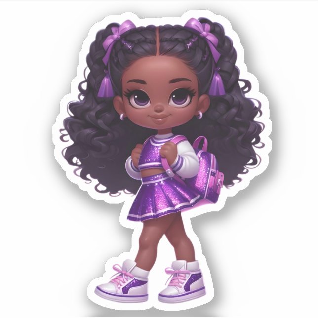 A Cheer Team Member - Purple (Front)