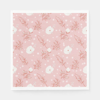 A cherry blossom paper napkin