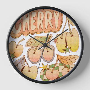 A Cherry / Cherry Illustrations Clock